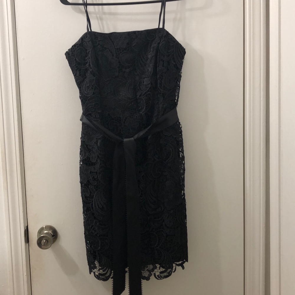 Adrianna Papell cocktail dress with belt